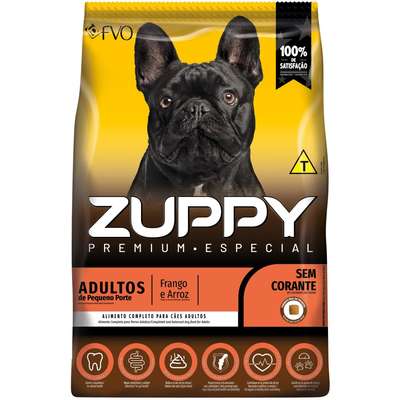 Ração Seca Zuppy Frango e Arroz para Cães Adultos de Porte Pequeno