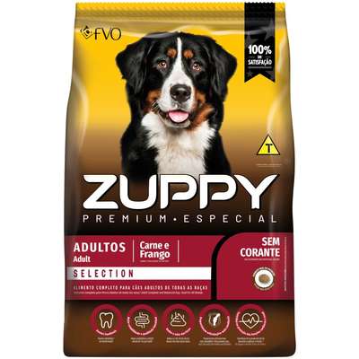 Ração Seca Zuppy Carne e Frango para Cães Adultos
