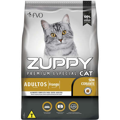 Ração Seca Zuppy Frango para Gatos Adultos
