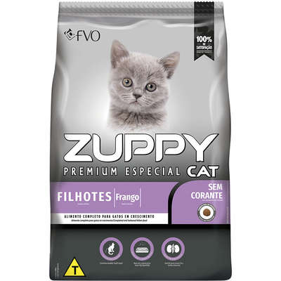 Ração Seca Zuppy Frango para Gatos Filhotes