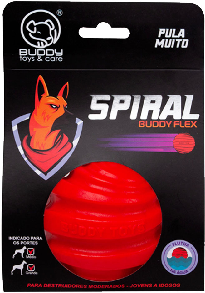 Brinquedo Bola Spiral para Cães - Tam. Único