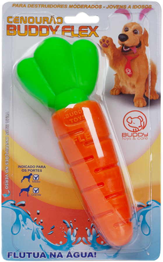 Brinquedo Cenourão Flex para Cães - Tam. Único