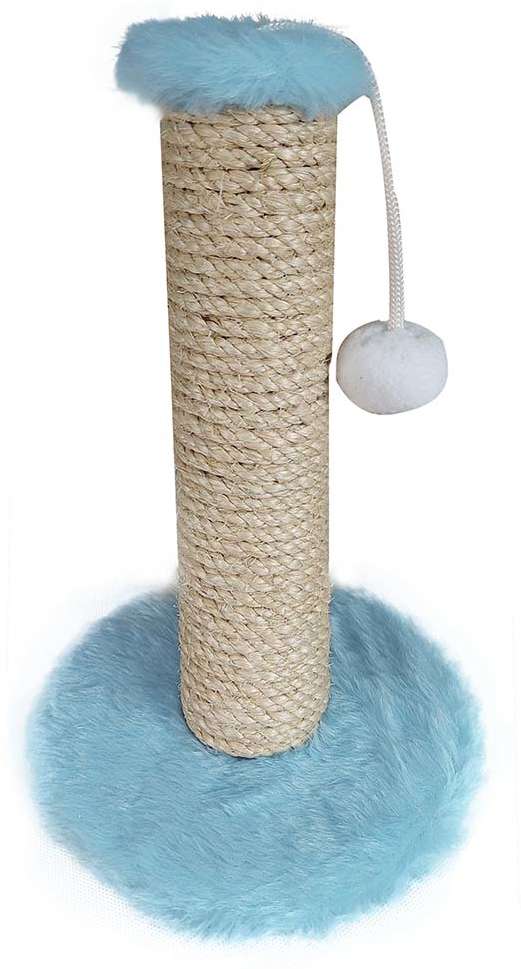 Brinquedo Arranhador Sisal Pelúcia Azul - Tam. M