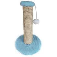 Brinquedo Arranhador Sisal Pelúcia Azul - Tam. M