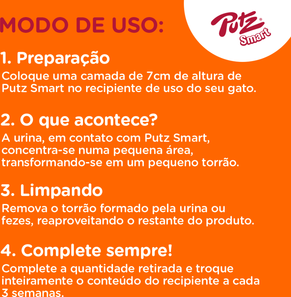 Granulado Sanitário Kelco Putz Smart - 4Kg