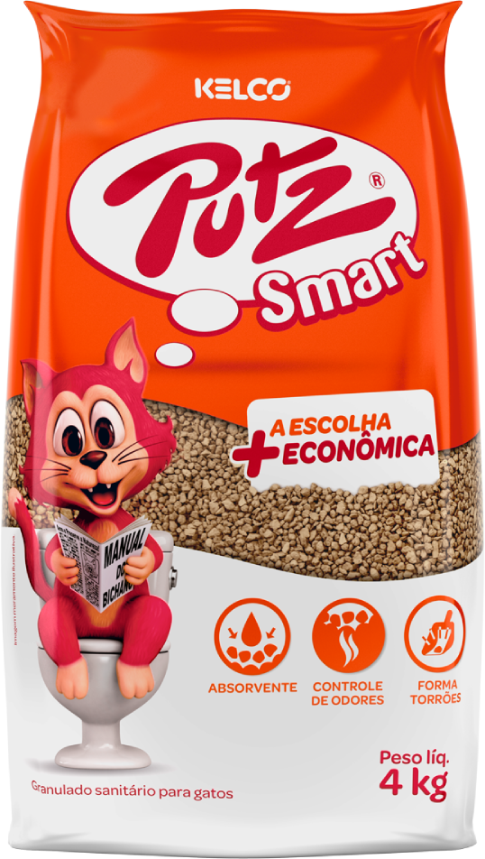 Granulado Sanitário Kelco Putz Smart - 4Kg