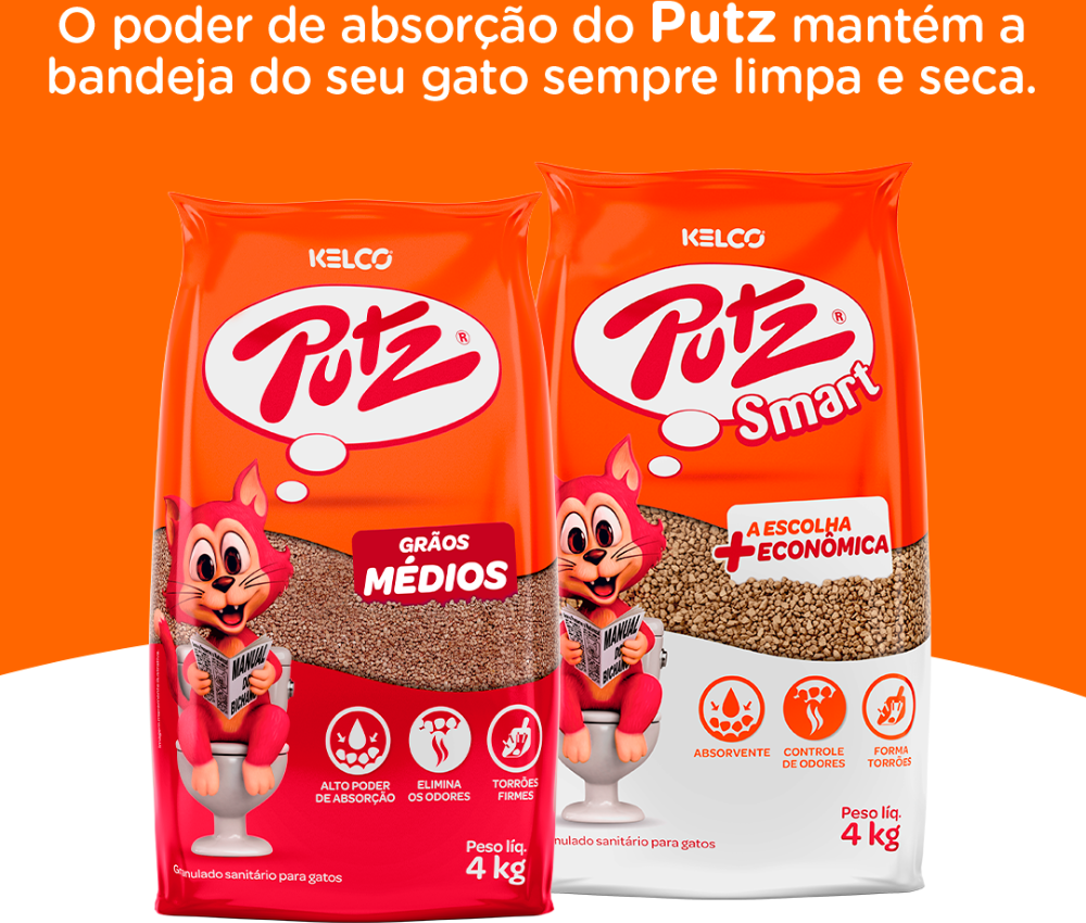 Granulado Sanitário Kelco Putz Smart - 4Kg