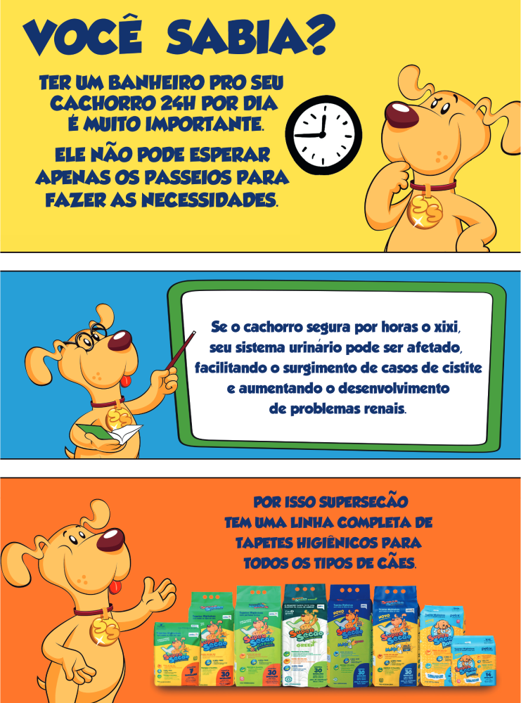 Tapete Higiênico Super Secão - 30 Unidades