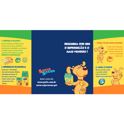 Tapete Higiênico Super Secão Slim para Cães
