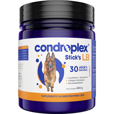 Suplemento Alimentar Avert Condroplex LB Stick´s com 30 Bastões - 630 g