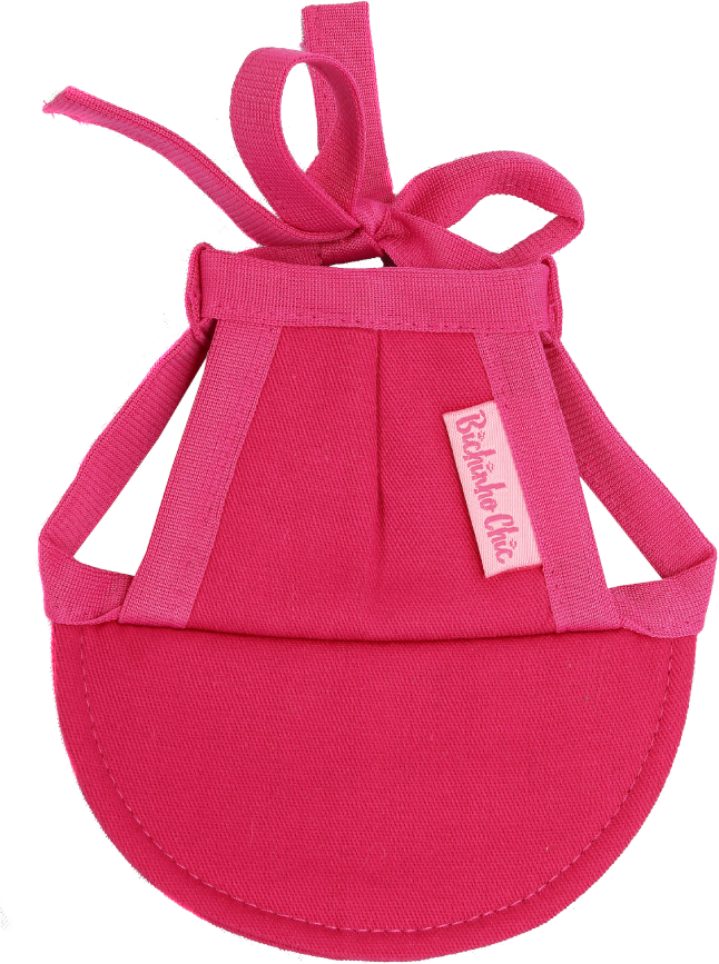 Boné Bichinho Chic com Viseira Rosa - Tam. M