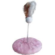 Brinquedo Arranhador Pelúcia Redondo Rose - Tam. Único