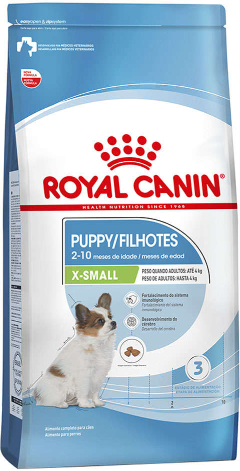 Ração Royal Canin X-Small Junior para Cães Filhotes - 1Kg