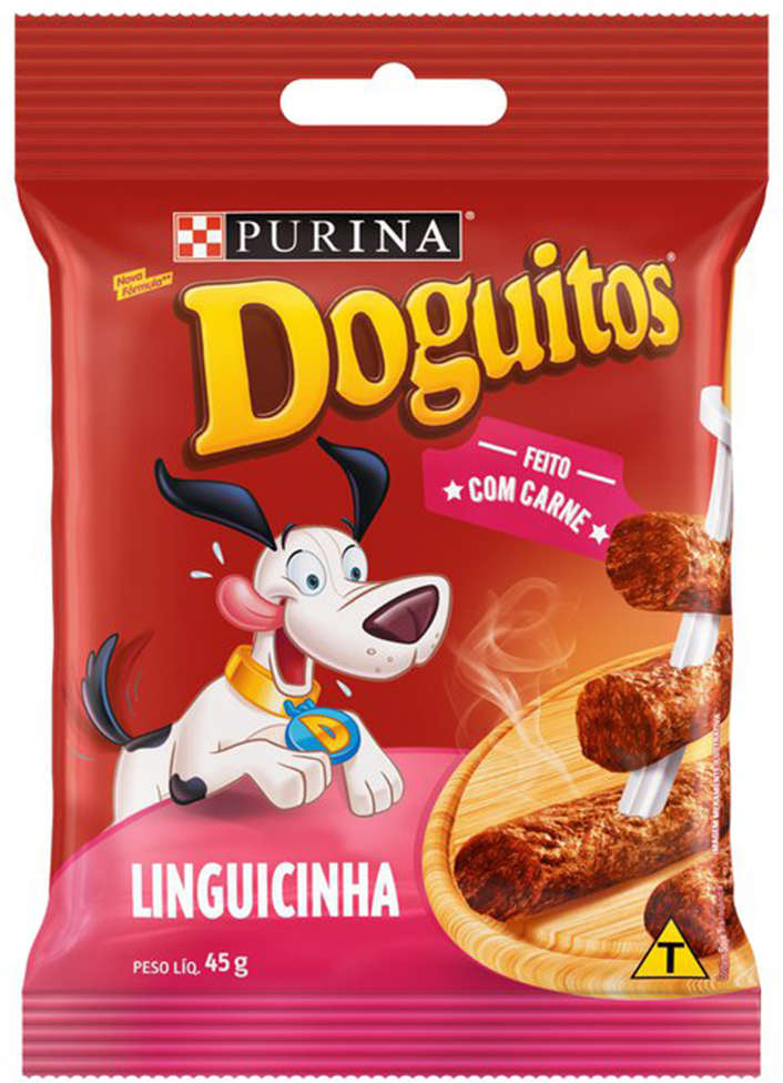 Petisco Purina Doguitos para Cães Sabor Linguiça - 45g