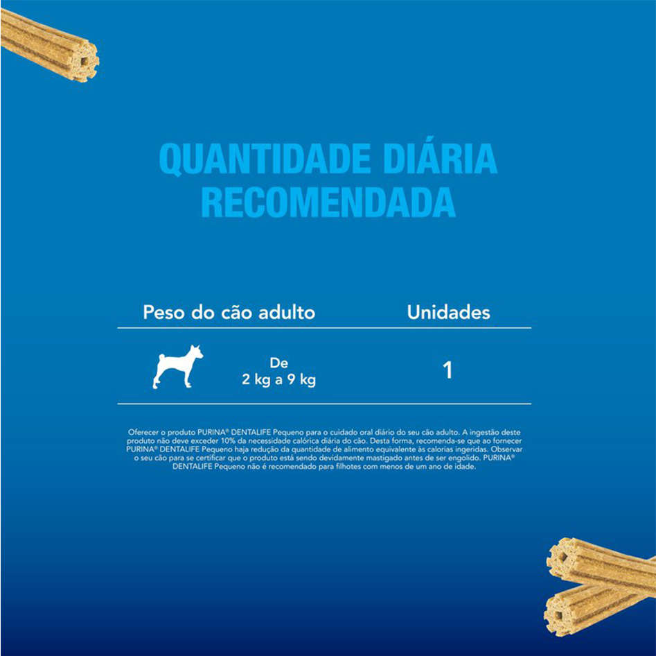 Petisco Purina DentaLife DentaLife para Cães Adultos Porte Pequeno Sabor Frango - 42g