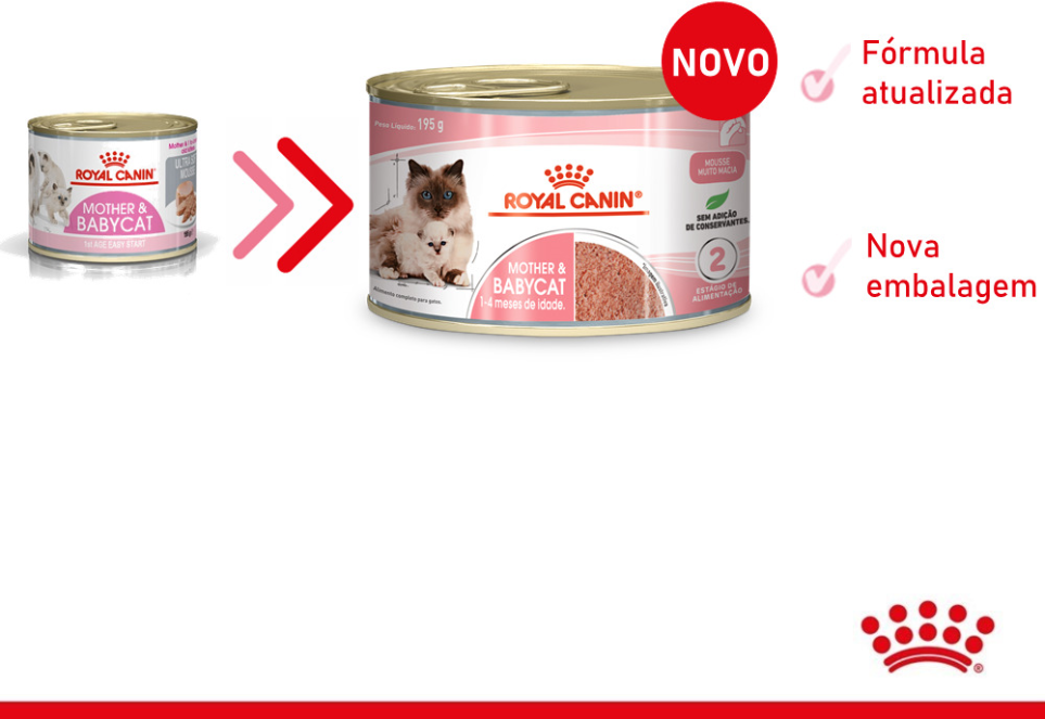 Ração Royal Canin Lata Baby Cat Instinctive para Gatos Filhotes - 195 g