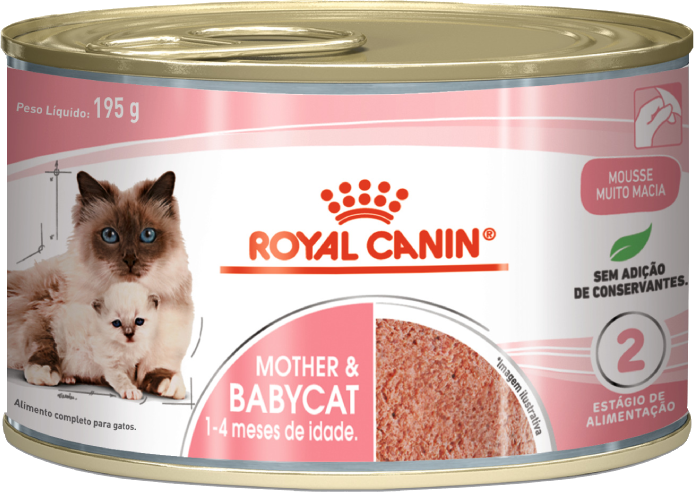 Ração Royal Canin Lata Baby Cat Instinctive para Gatos Filhotes - 195 g