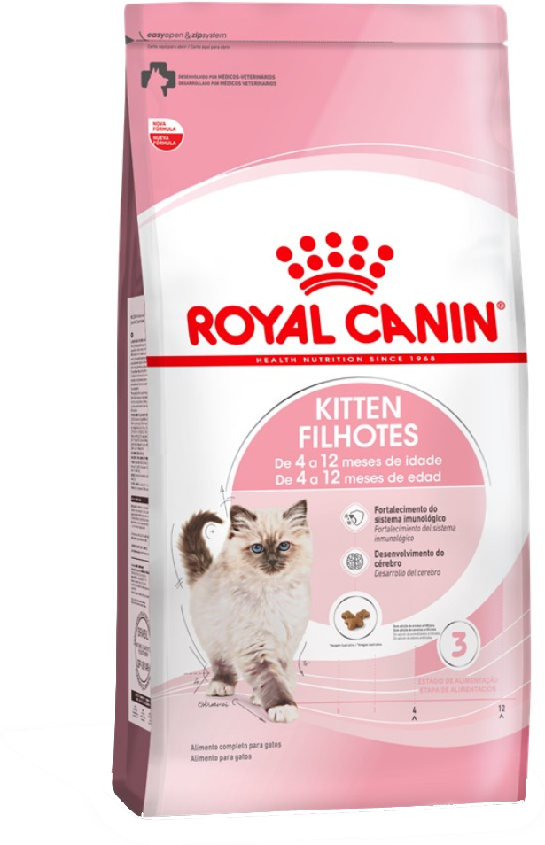 Ração Royal Canin Kitten para Gatos Filhotes com até 12 meses de Idade - 1,5Kg