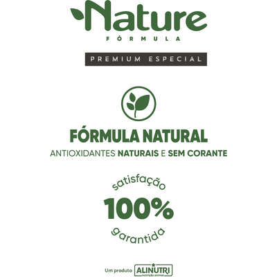 Ração Seca Alinutri Nature Fórmula para Gatos Adultos Castrados