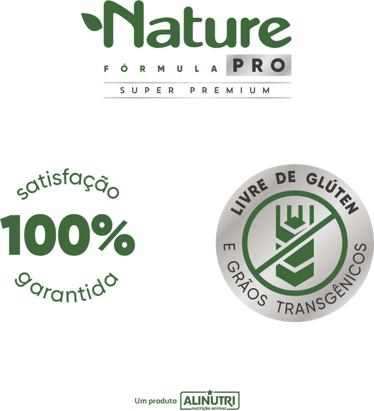 Ração Seca Alinutri Nature Fórmula Pro para Gatos Adultos - 7,5Kg