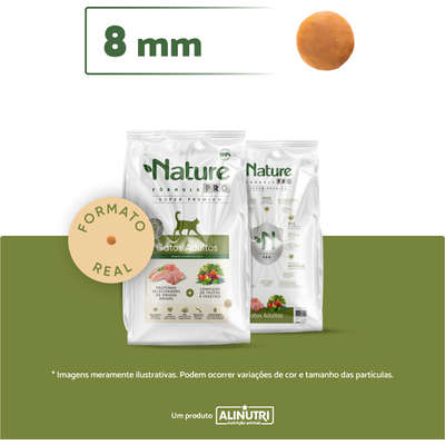 Ração Seca Alinutri Nature Fórmula Pro para Gatos Adultos
