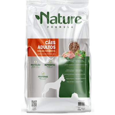 Ração Seca Alinutri Nature Fórmula para Cães Adultos Raças Grandes