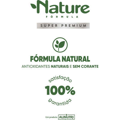 Ração Seca Alinutri Nature Fórmula para Cães Adultos Raças Pequenas e Médias
