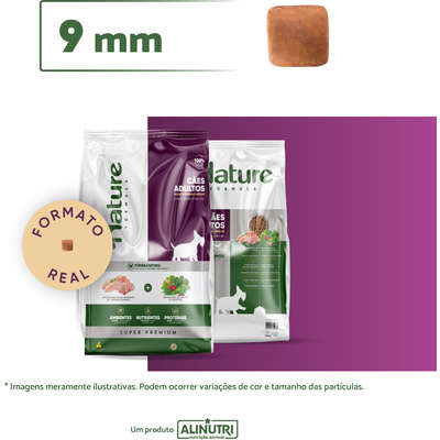 Ração Seca Alinutri Nature Fórmula para Cães Adultos Raças Pequenas e Médias