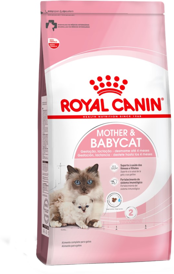 Ração Royal Canin Feline Mother & Baby para Gatos Filhotes de 1 a 4 Meses de Idade - 1,5Kg