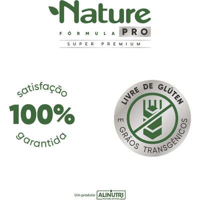 Ração Seca Alinutri Nature Fórmula Pro para Cães Adultos Raças Grandes