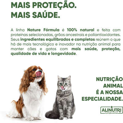 Ração Seca Alinutri Nature Fórmula Pro para Cães Adultos Raças Grandes