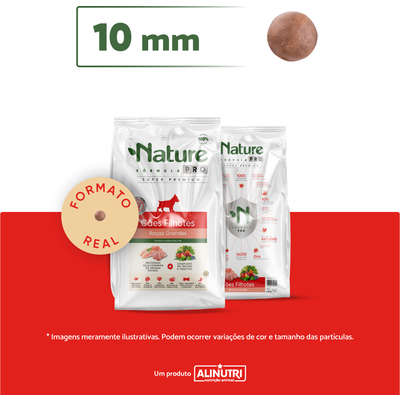 Ração Seca Alinutri Nature Fórmula Pro para Cães Filhotes Raças Grandes