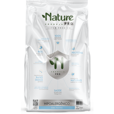 Ração Seca Alinutri Nature Fórmula Pro Hipoalergênico para Cães Adultos