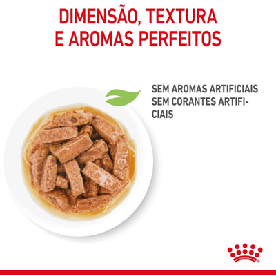 Ração Royal Canin Sachê Size Health Nutrition Puppy Wet para Cães Filhotes Raças Médias