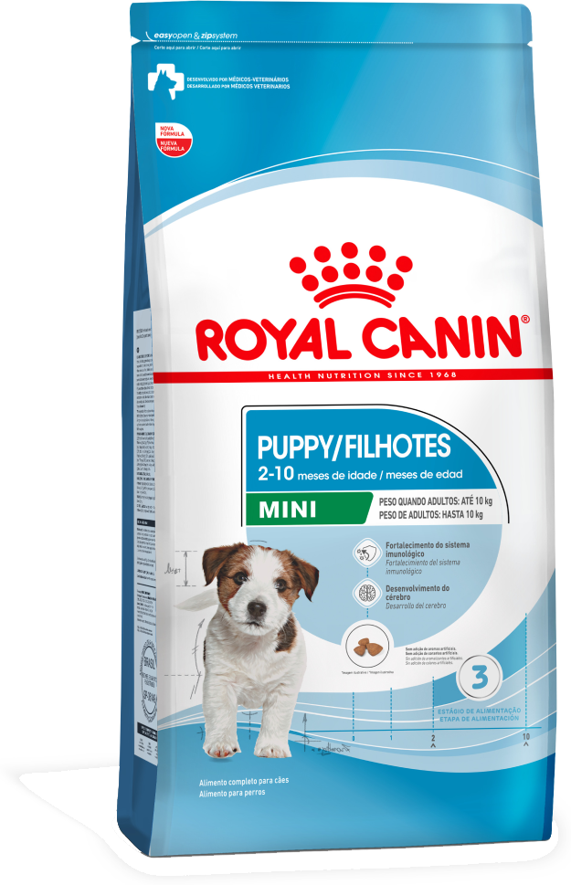 Ração Royal Canin Mini Junior para Cães de Raças Pequenas Filhotes de 2 a 10 Meses de Idade - 7,5Kg