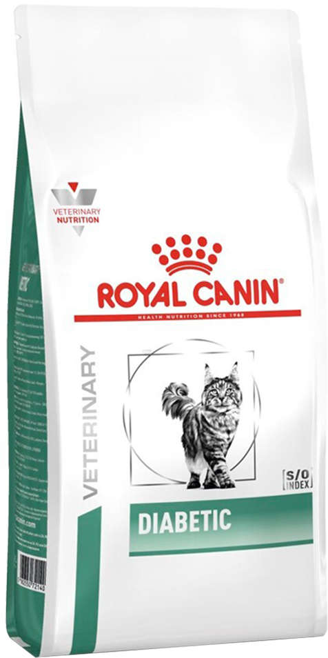 Ração Royal Canin Feline Veterinary Diet Diabetic para Gatos Adultos com Diabetes - 1,5Kg