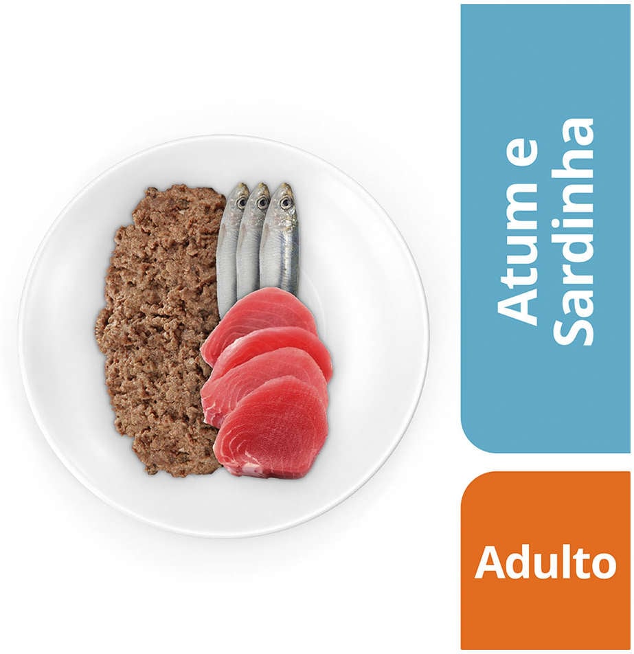 Patê Total Max Atum e Sardinha para Gatos Adultos - 280 g
