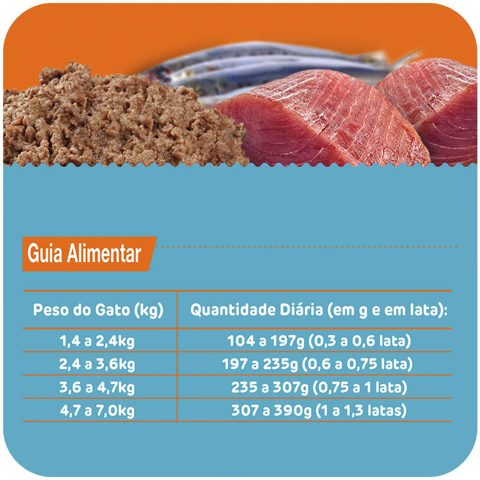 Patê Total Max Atum e Sardinha para Gatos Adultos - 280 g