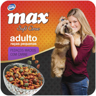 Ração Total Max Soft Croc para Cães Adultos de Raças Pequenas