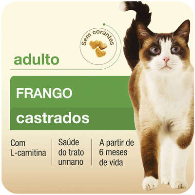 Ração Total Max Cat Line Frango para Gatos Adultos Castrados