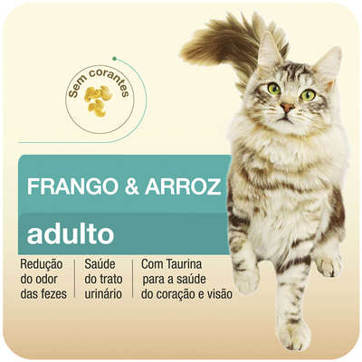 Ração Total Max Cat Line Frango e Arroz para Gatos Adultos