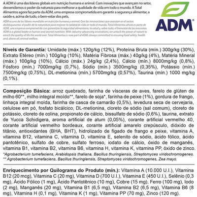 Ração Seca Total Max Cat Sabores do Mar para Gatos Adultos