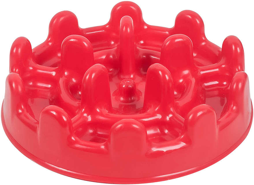 Comedouro Interativo Pet Games Mini Lento PetFit Vermelho - Tam. Único