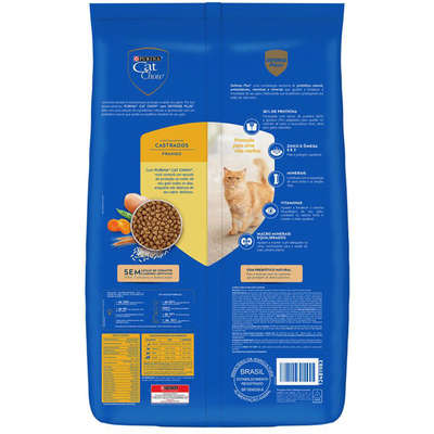 Ração Nestlé Purina Cat Chow para Gatos Castrados