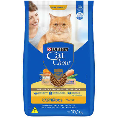 Ração Nestlé Purina Cat Chow para Gatos Castrados