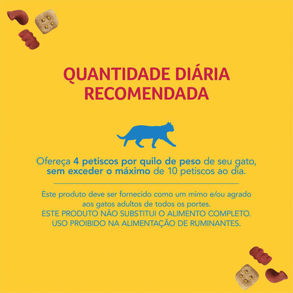 Petisco Purina Friskies Friskies para Gatos Adultos Sabor Camarão e Atum - 40g