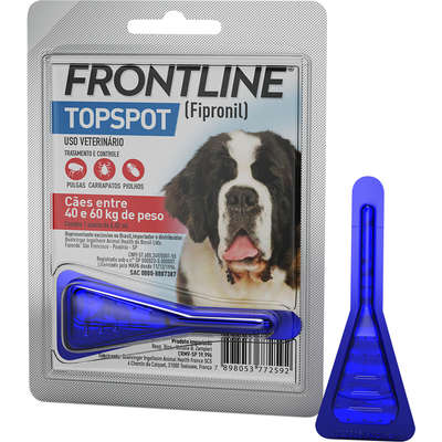 Antipulgas e Carrapatos Frontline Top Spot para Cães de 40 a 60 Kg