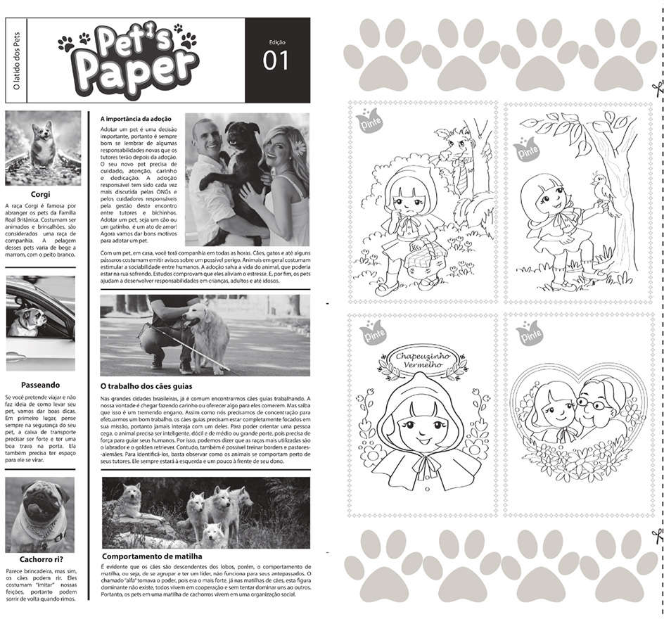 Jornal Higiênico Pet´s Paper 3 em 1 - 50 Folhas