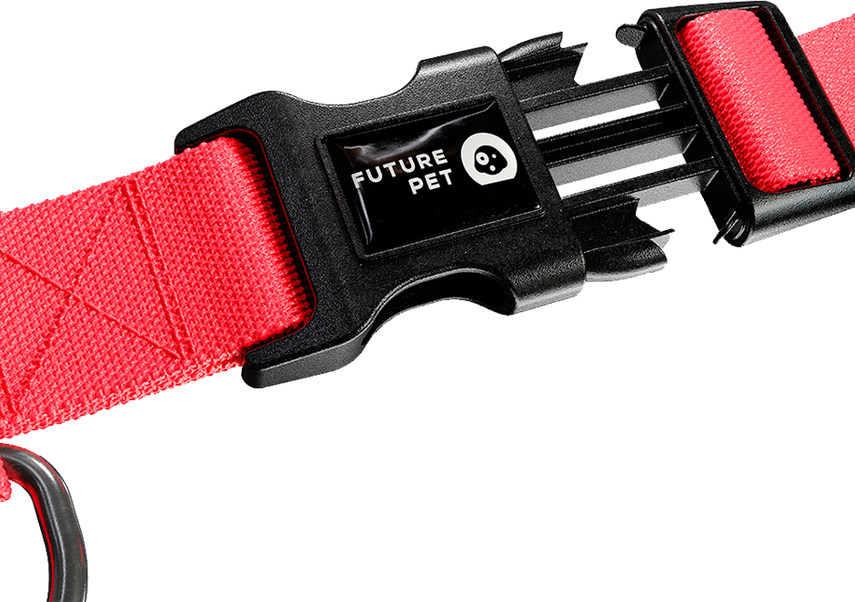 Peitoral H Future Pet Coral para Cães - Tam. M
