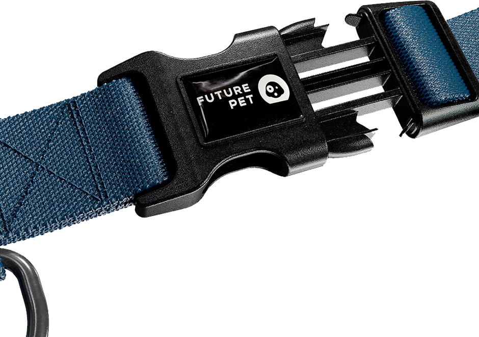 Peitoral H Future Pet Azul Marinho para Cães - Tam. M